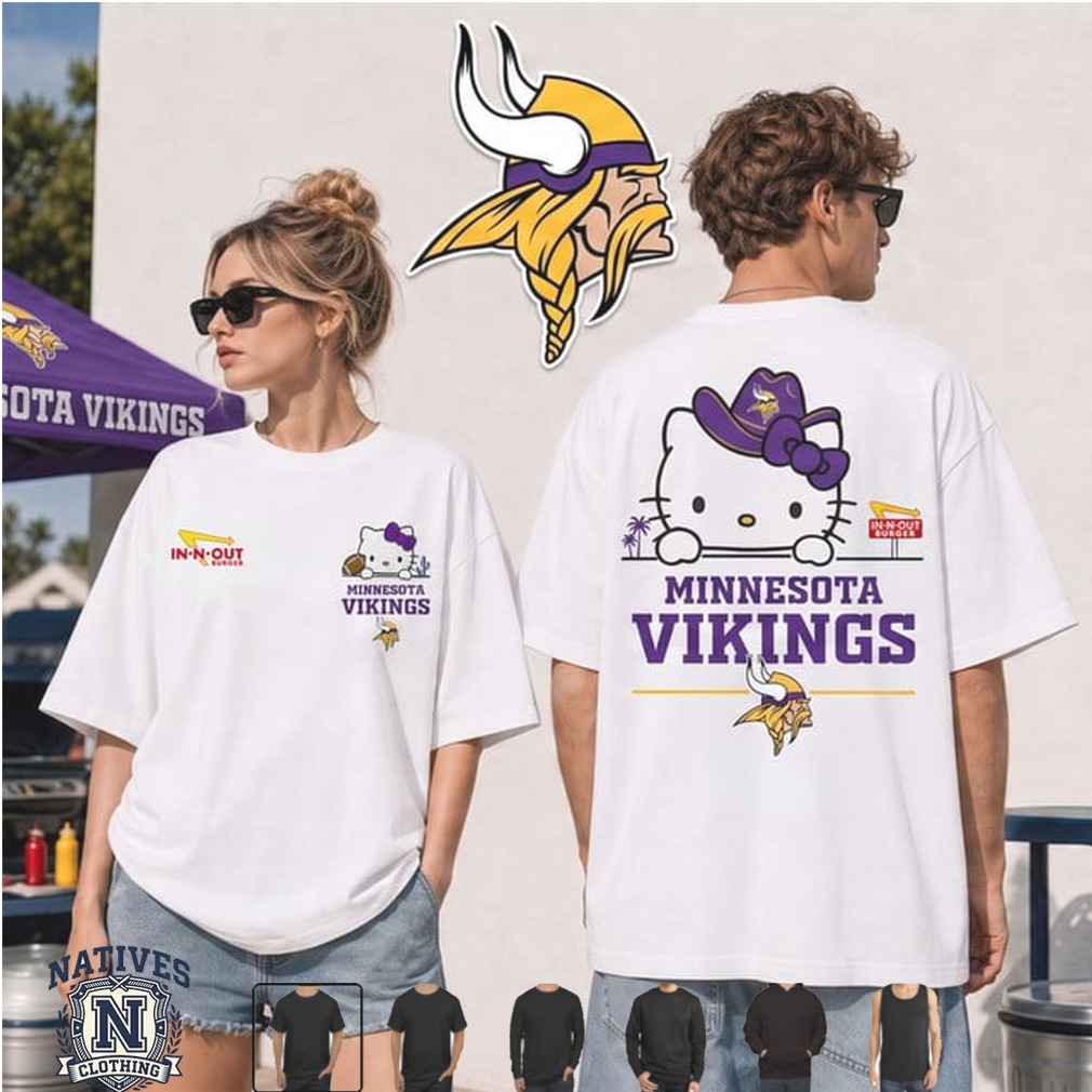 Minnesota Vikings Hello Kitty Cowboy Hat T Shirt Minnesota Vikings Hello Kitty Cowboy Hat T Shirt