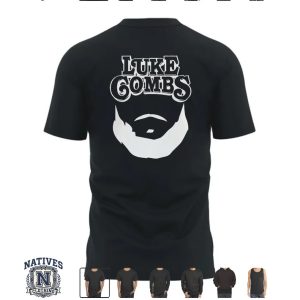 Minnesota Vikings Luke Combs Skull Beard Stadium Fan T Shirt