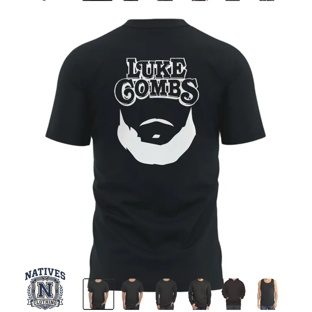 Minnesota Vikings Luke Combs Skull Beard Stadium Fan T Shirt Minnesota Vikings Luke Combs Skull Beard Stadium Fan T Shirt