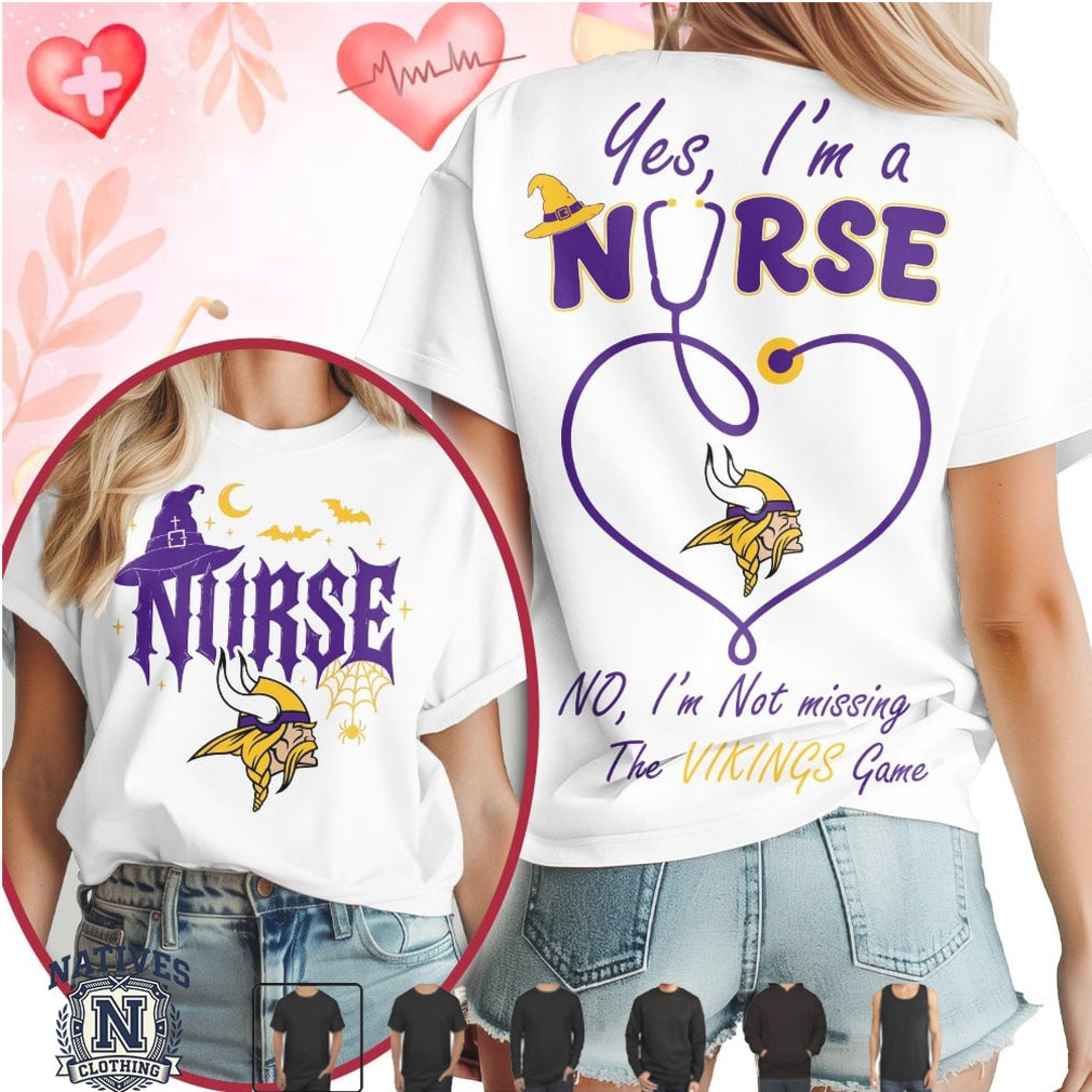 Minnesota Vikings Nurse Halloween Stethoscope T Shirt Minnesota Vikings Nurse Halloween Stethoscope T Shirt