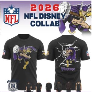 Minnesota Vikings Thor Marvel Football T Shirt
