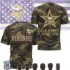 Minnesota Vikings Custom Name Number Digital Camo Salute To Service T Shirt Minnesota Vikings Custom Name Number Digital Camo Salute To Service T Shirt