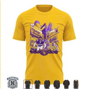 Minnesota Vikings Vs Bengals Latino Hispanic Heritage Month Graphic T Shirt