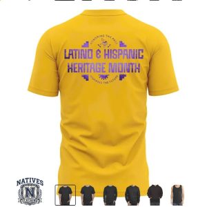 Minnesota Vikings Vs Bengals Latino Hispanic Heritage Month Graphic T Shirt