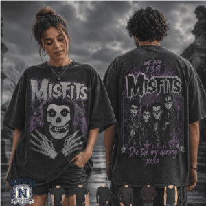 Misfits Die My Darling Punk Rock Skeleton Vintage T Shirt