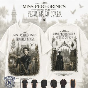 Miss Peregrines Home For Peculiar Children Vintage Dark Fantasy T Shirt