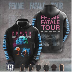 Mon Laferte Femme Fatale Tour 2026 Retro Music Artist Hoodie