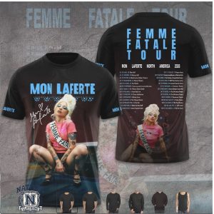 Mon Laferte Femme Fatale Tour 2026 Signature Graphic Apparel