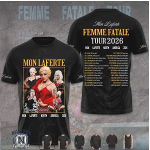 Mon Laferte Femme Fatale Tour 2026 Vintage Style Concert Hoodie
