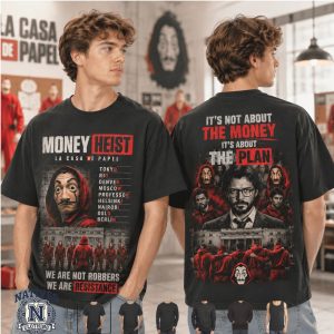Money Heist Resistance Plan Tokyo Character Graphic T Shirt