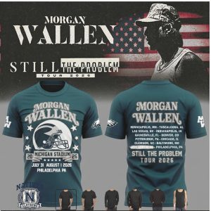 Morgan Wallen Still The Problem Tour 2026 Football T Shirt