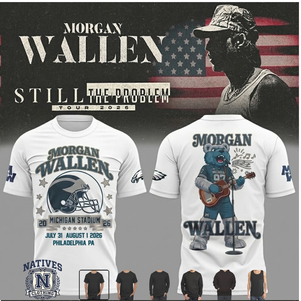 Morgan Wallen Still The Problem Tour Bear Mascot Country T Shirt Morgan Wallen Still The Problem Tour Bear Mascot Country T Shirt
