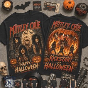 Motley Crue Pumpkin Kickstart My Halloween T Shirt