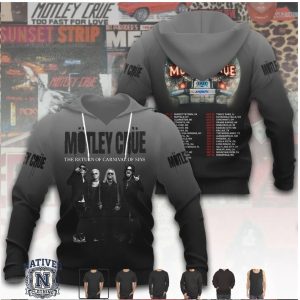 Motley Crue Return Of Carnival Of Sins Tour Band Photo T Shirt