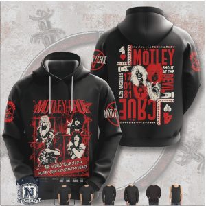 Motley Crue World Tour 2024 Heavy Metal Graphic T Shirt