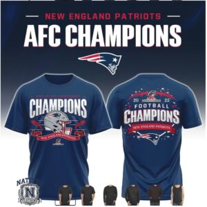 New England Patriots AFC Champions Football T Shirt