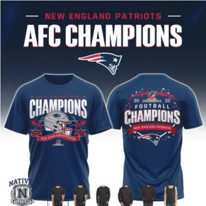 New England Patriots AFC Champions Football T Shirt