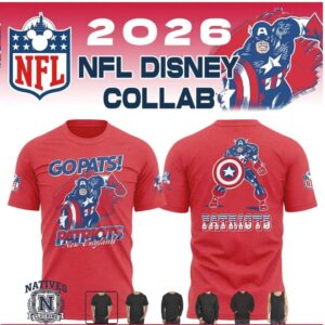 New England Patriots Captain America NFL T Shirt