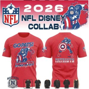 New England Patriots Captain America NFL T Shirt