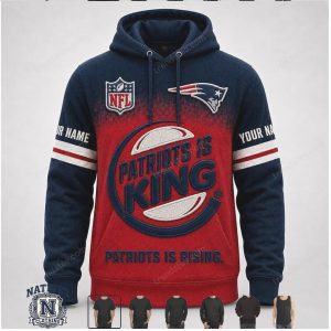 New England Patriots Custom Name Patriots Is King Apparel