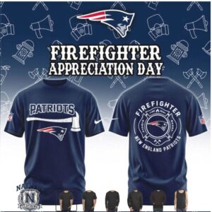 New England Patriots Firefighter Appreciation Day T Shirt