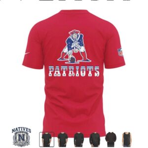 New England Patriots Football Retro Mascot T Shirt