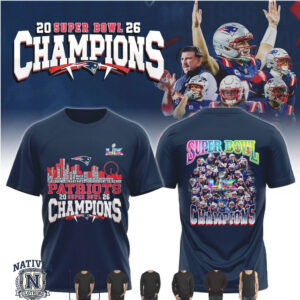 New England Patriots Super Bowl Champions T Shirt