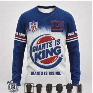 New York Giants Football King Parody Graphic Apparel