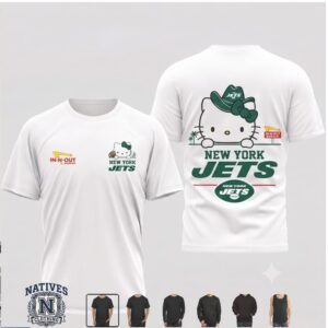 New York Jets Hello Kitty Cowboy Hat T Shirt