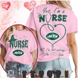 New York Jets Nurse Halloween Stethoscope T Shirt