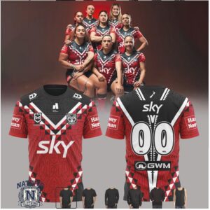 New Zealand Warriors NRL Cultural Rugby Jersey T Shirt