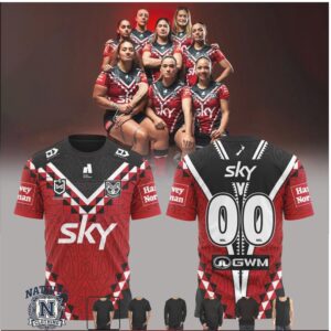 New Zealand Warriors NRL Cultural Rugby Jersey T Shirt