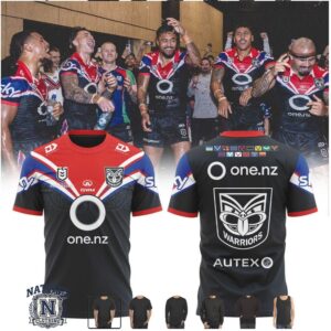 New Zealand Warriors NRL Rugby League Graphic T Shirt