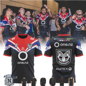 New Zealand Warriors NRL Rugby League Graphic T Shirt