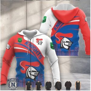 Newcastle Knights NRL City Graphic Printed T Shirt Hoodie