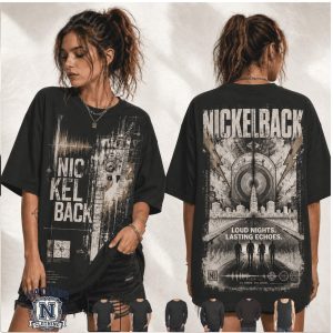 Nickelback Band Retro Aesthetic Loud Nights Graphic Music T Shirt