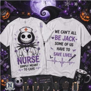 Nightmare Before Christmas Nurse Jack Simply Meant To Care T Shirt