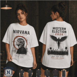 Nirvana Kurt Cobain Midterm Election Make Some Noise T Shirt
