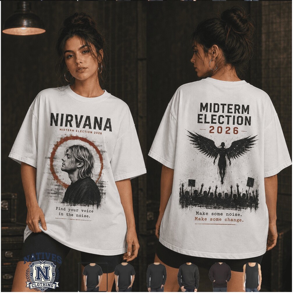 Nirvana Midterm Election 2026 In Utero Angel Grunge Rock Music T Shirt Nirvana Midterm Election 2026 In Utero Angel Grunge Rock Music T Shirt