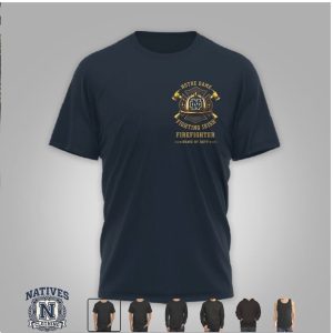 Notre Dame Fighting Irish Firefighter Brave By Duty T Shirt