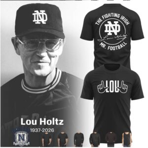 Notre Dame Fighting Irish Lou Holtz Mr Football T Shirt