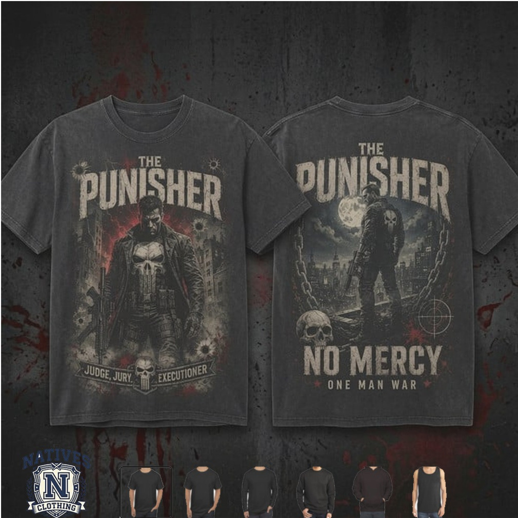 The Punisher Vigilante Skull Gritty City Judge Jury Executioner T Shirt The Punisher Vigilante Skull Gritty City Judge Jury Executioner T Shirt