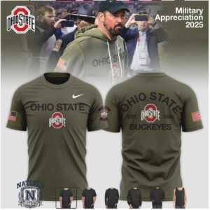 Ohio State Buckeyes Military Appreciation T Shirt