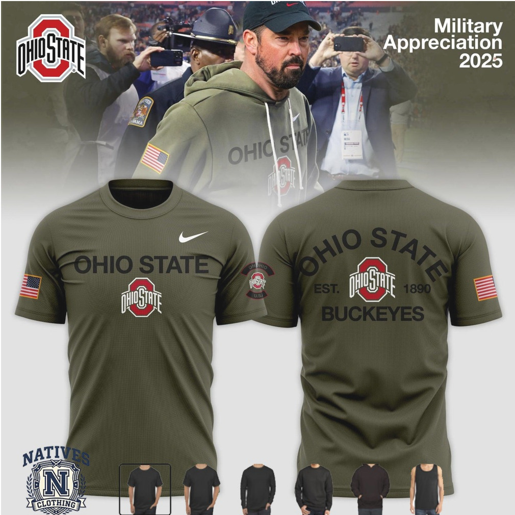 Ohio State Buckeyes Military Appreciation T Shirt Ohio State Buckeyes Military Appreciation T Shirt