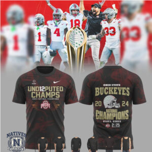 Ohio State Buckeyes Undisputed Champs Football T Shirt