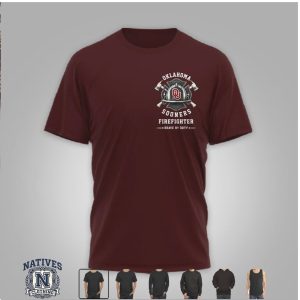 Oklahoma Sooners Firefighter Born For The Fight T Shirt