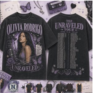Olivia Rodrigo The Unraveled Tour Concert T Shirt