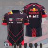 Oracle Red Bull Racing Red Diagonal Stripe Sponsor T Shirt Oracle Red Bull Racing Red Diagonal Stripe Sponsor T Shirt