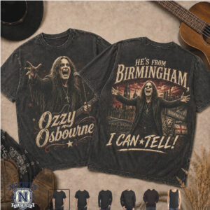 Ozzy Osbourne Birmingham Vintage Rock Concert T Shirt