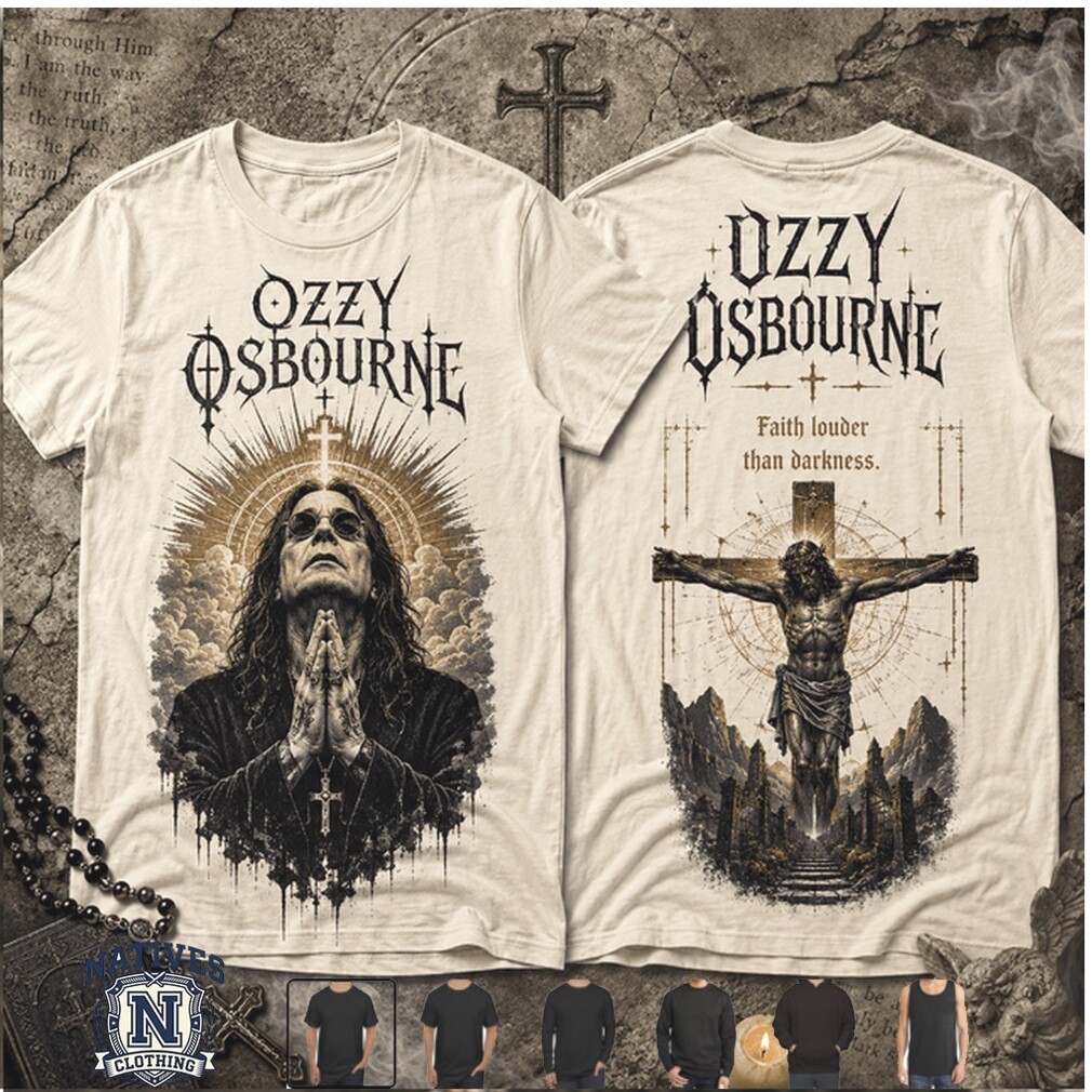 Ozzy Osbourne Christian Metal Faith Darkness Jesus T Shirt Ozzy Osbourne Christian Metal Faith Darkness Jesus T Shirt